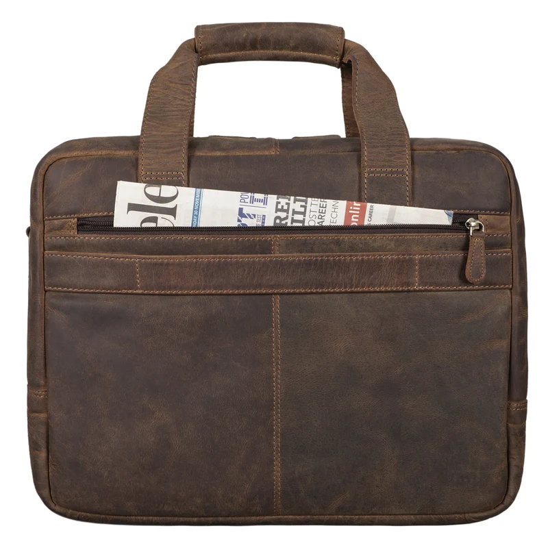 "Experience" XL Aktentasche Leder Herren Große 15,6 Zoll Laptoptasche