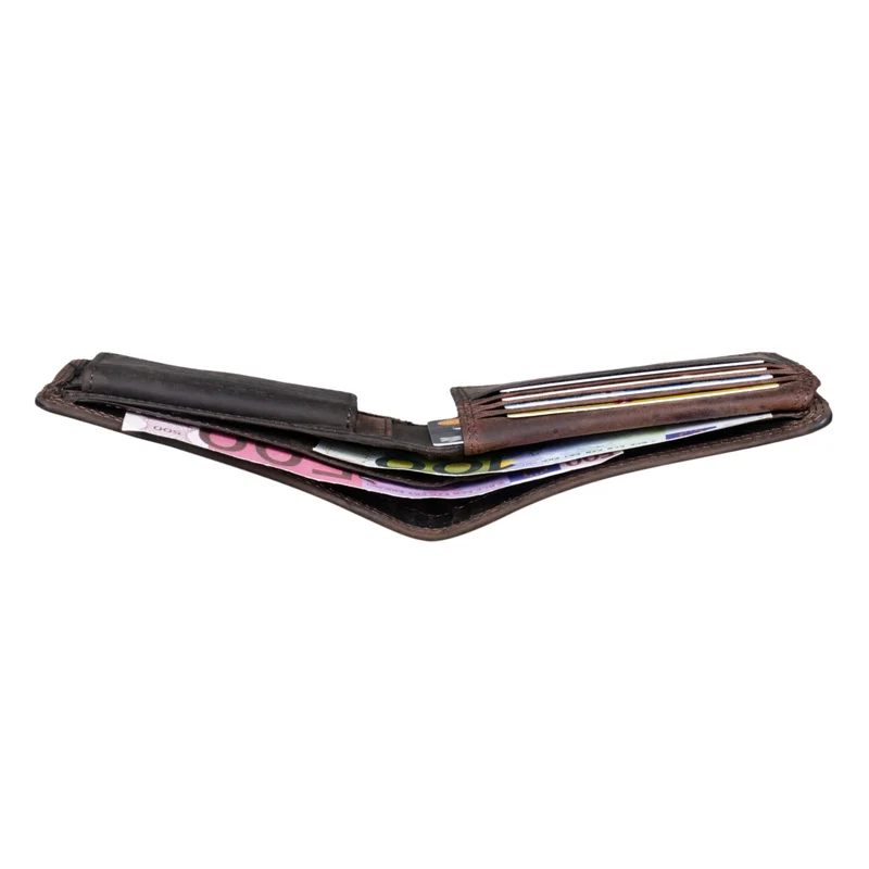 "Cooper" RFID Leder Brieftasche Herren in Schwarzer Geschenkbox