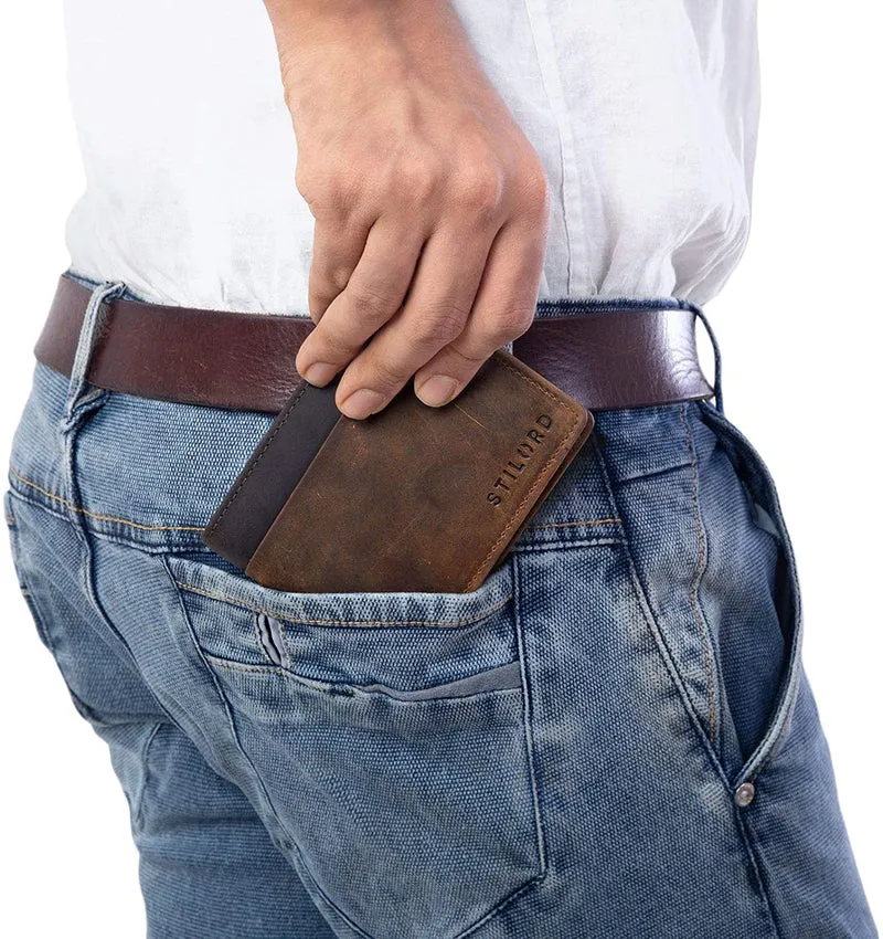 "Sterling" RFID Geldbeutel Herren Leder Portemonnaie NFC-Schutz