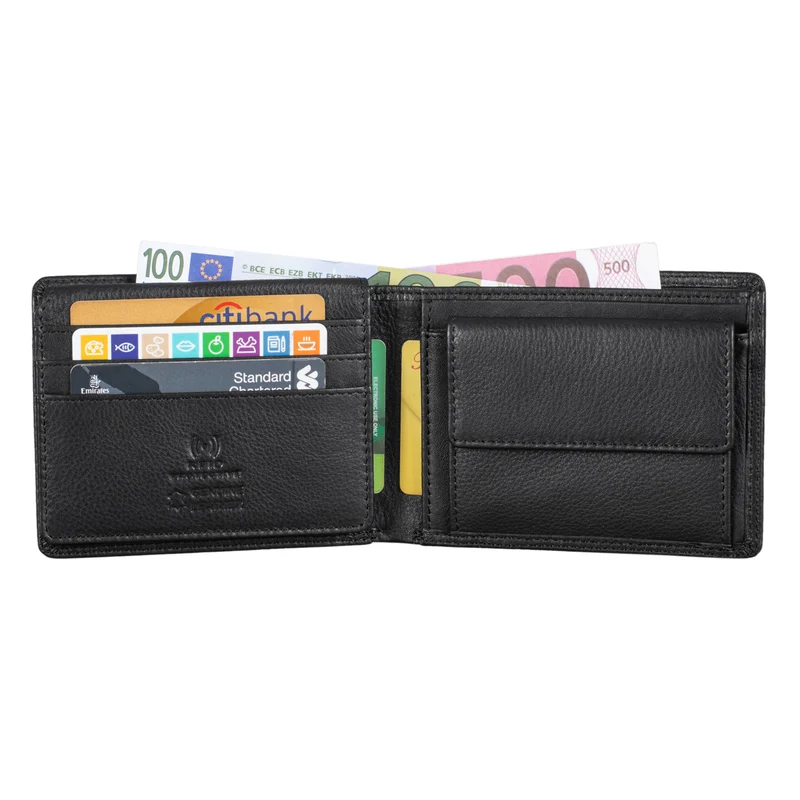 "Sterling" RFID Geldbeutel Herren Leder Portemonnaie NFC-Schutz