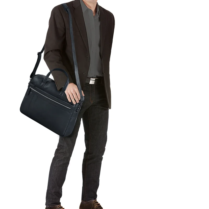 "Conrad" Businesstasche Aktentasche mit Laptop-Fach 15,6 Zoll Leder