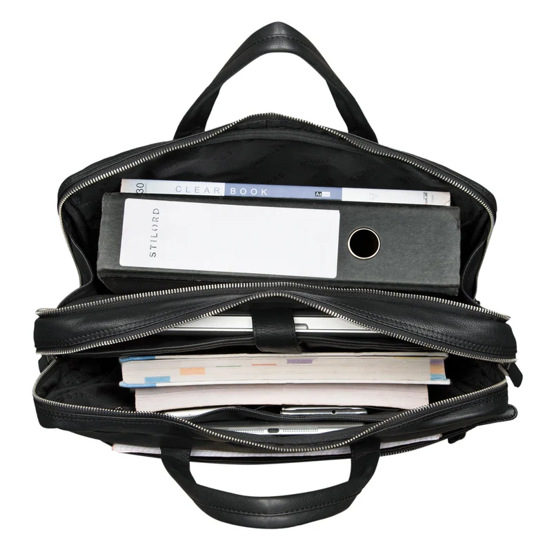 "Conrad" Businesstasche Aktentasche mit Laptop-Fach 15,6 Zoll Leder