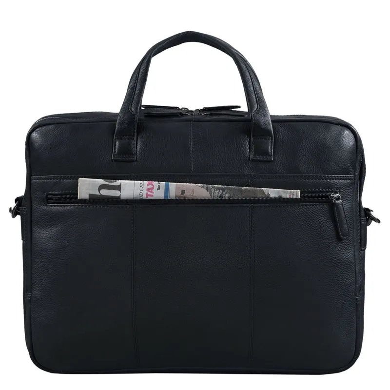 "Conrad" Businesstasche Aktentasche mit Laptop-Fach 15,6 Zoll Leder
