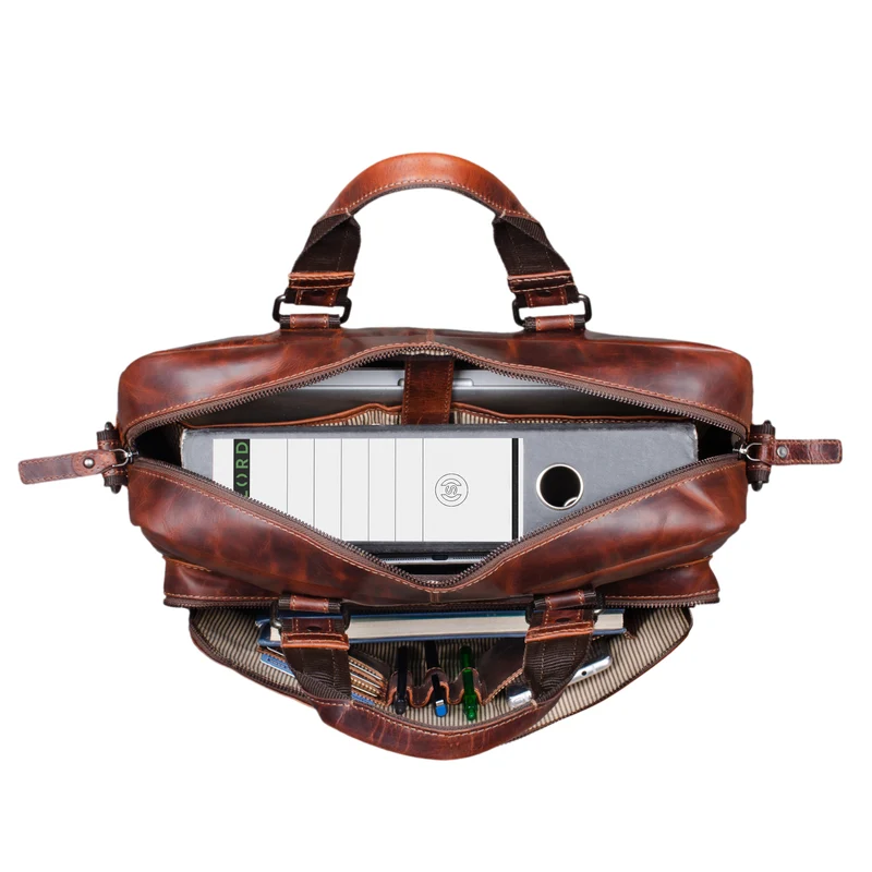 "Gero" Ledertasche Vintage groß