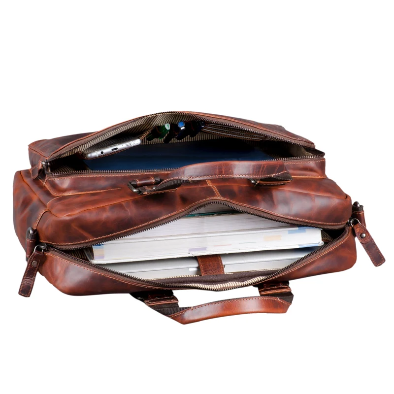 "Gero" Ledertasche Vintage groß