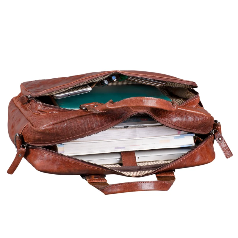 "Gero" Ledertasche Vintage groß