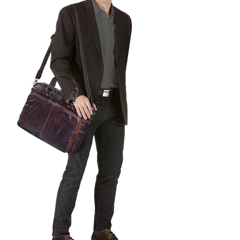 "Gero" Ledertasche Vintage groß