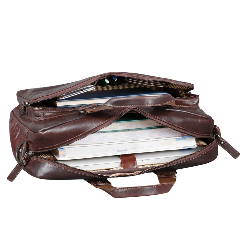 "Gero" Ledertasche Vintage groß