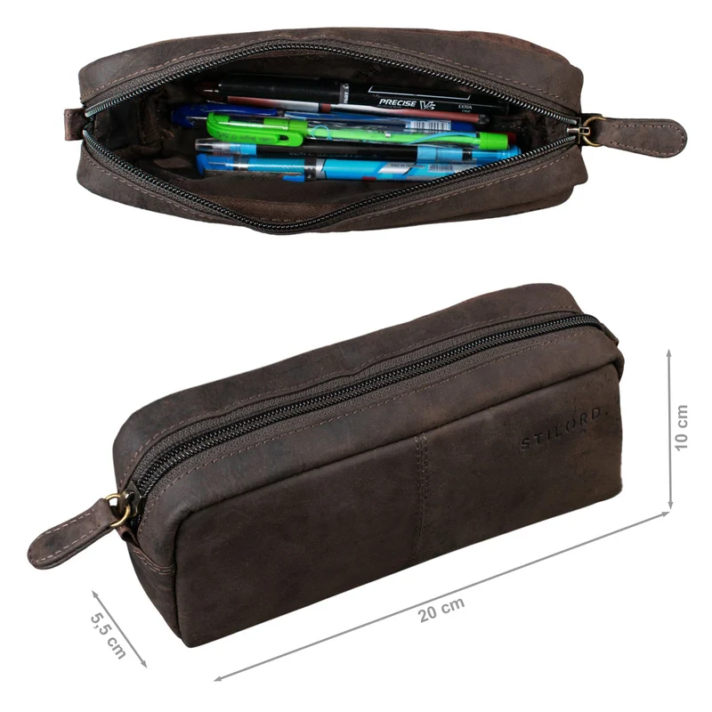 "Spencer" Leder Federmappe Vintage