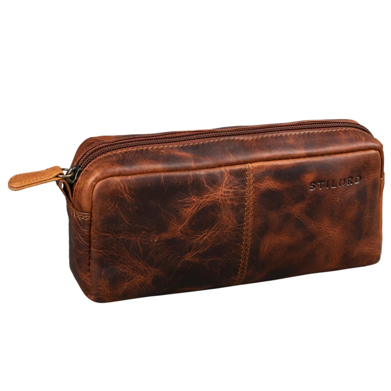 "Spencer" Leder Federmappe Vintage