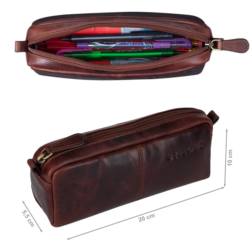 "Spencer" Leder Federmappe Vintage