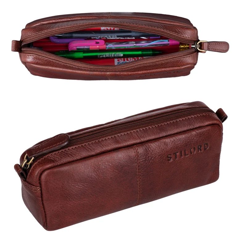 "Spencer" Leder Federmappe Vintage