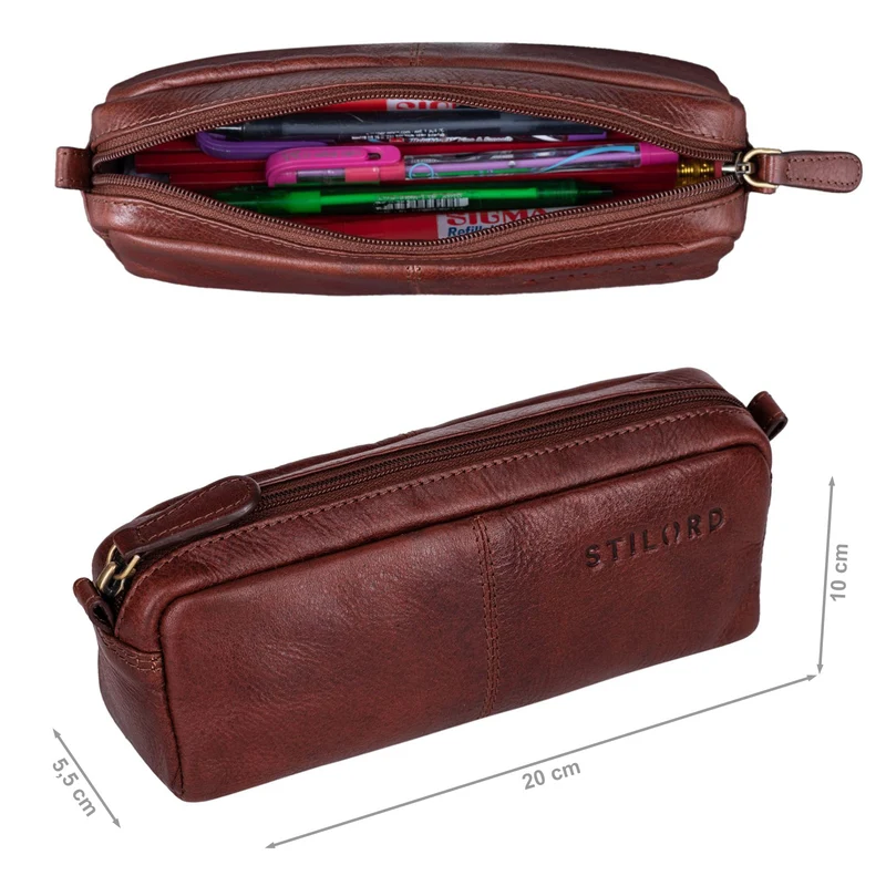 "Spencer" Leder Federmappe Vintage