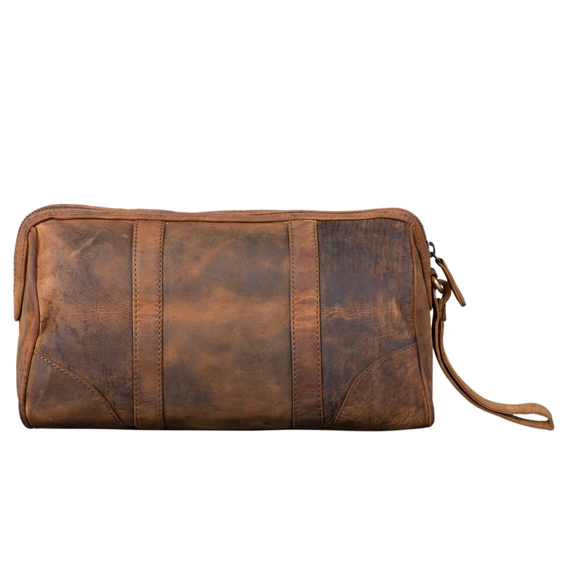 "Charles" Kulturtasche Leder Groß