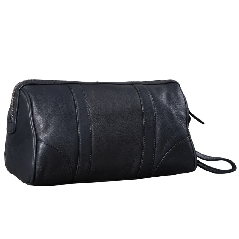 "Charles" Kulturtasche Leder Groß