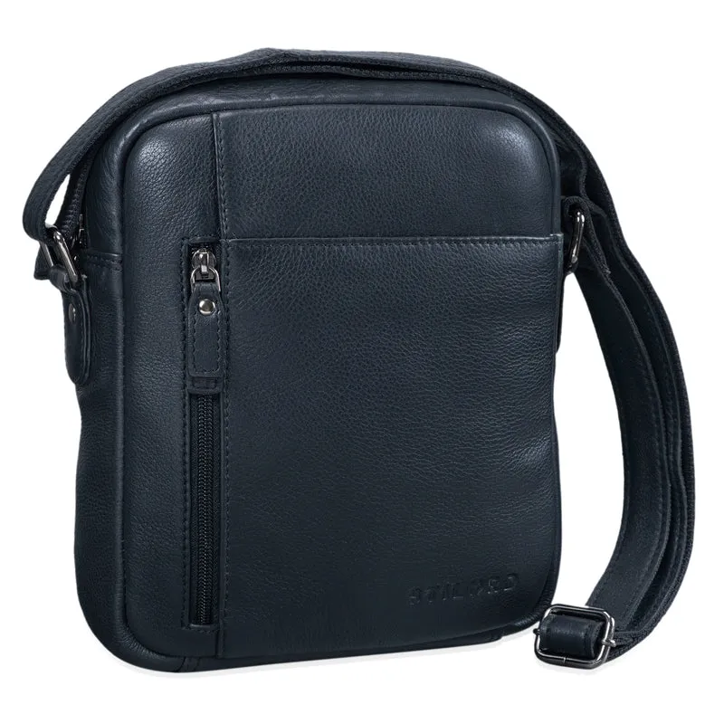 "Quentin" kleine Ledertasche Herren