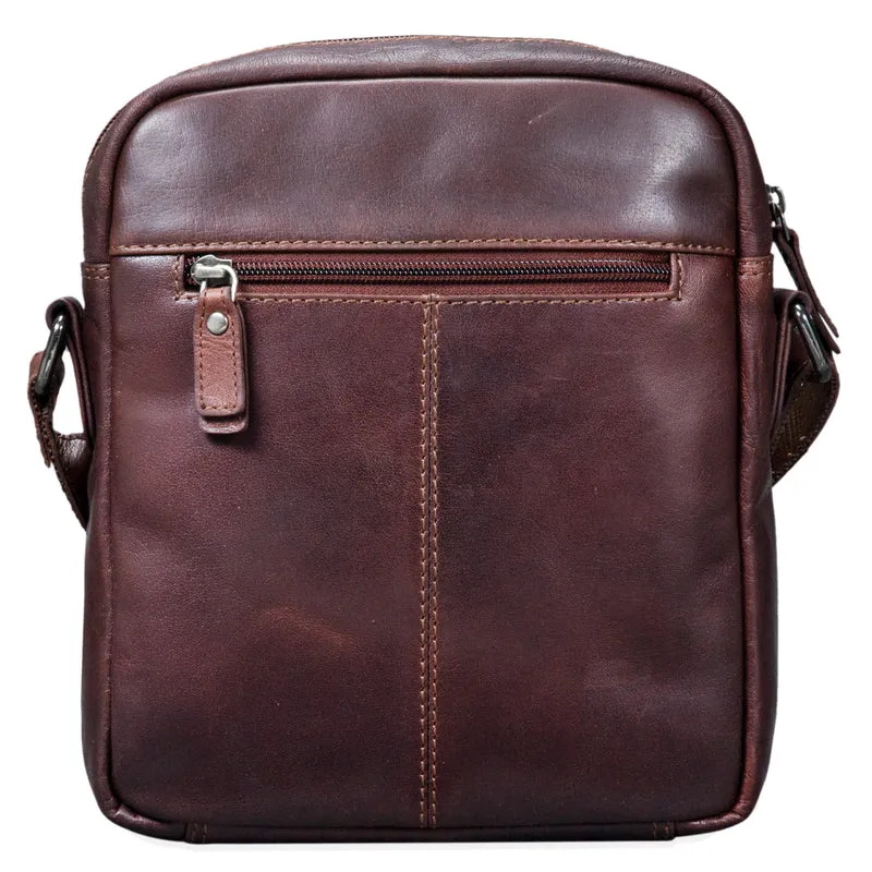 "Quentin" kleine Ledertasche Herren