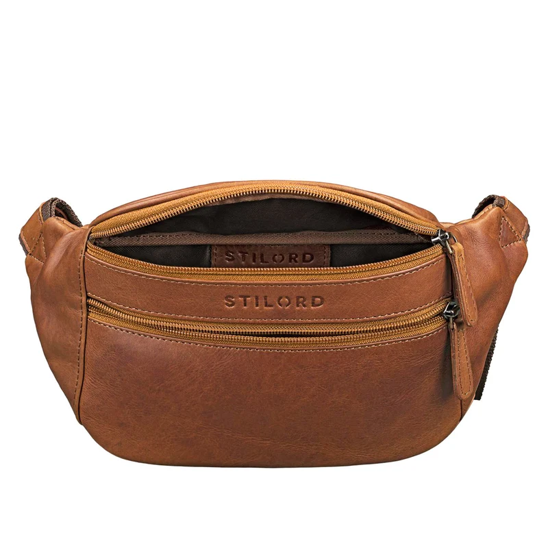"Marian" Gürteltasche Leder Vintage