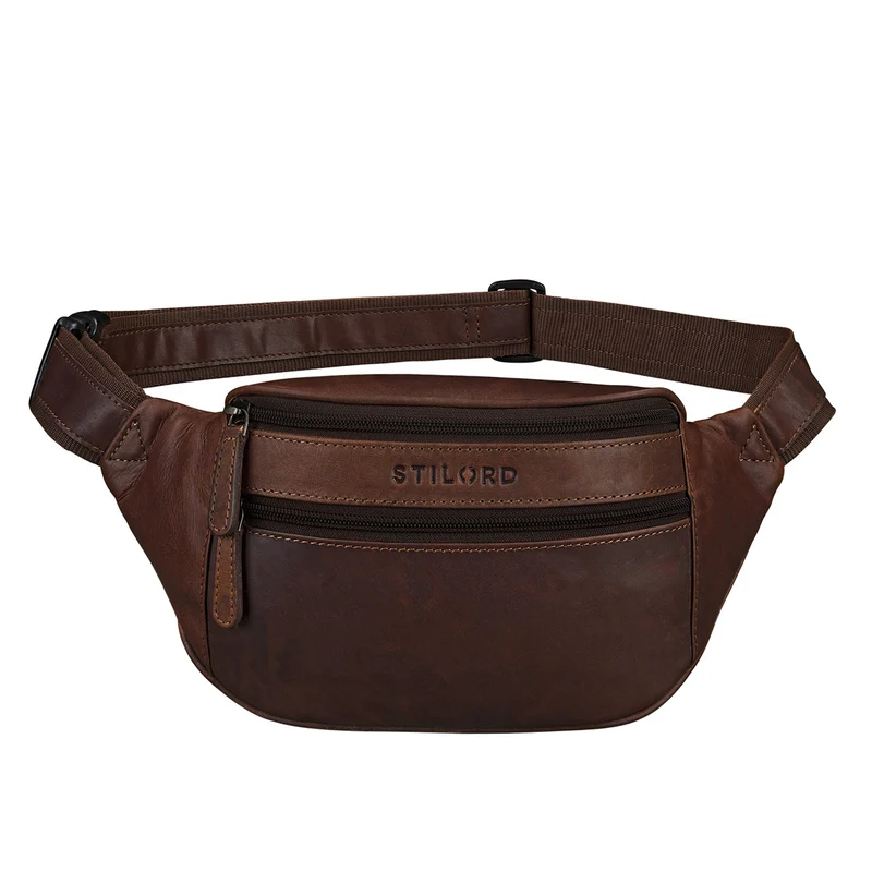 "Marian" Gürteltasche Leder Vintage