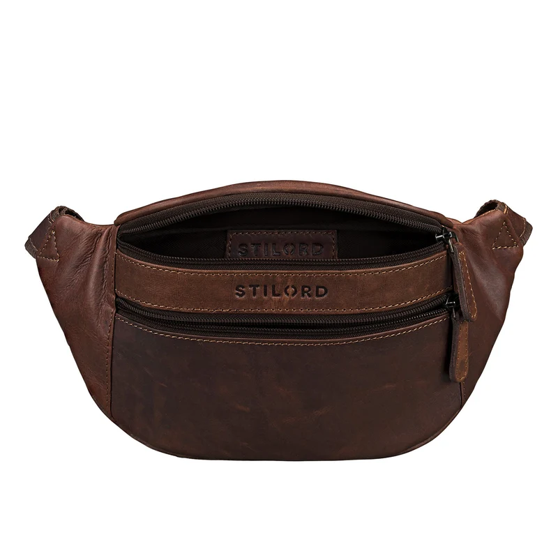 "Marian" Gürteltasche Leder Vintage
