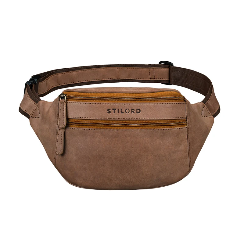 "Marian" Gürteltasche Leder Vintage