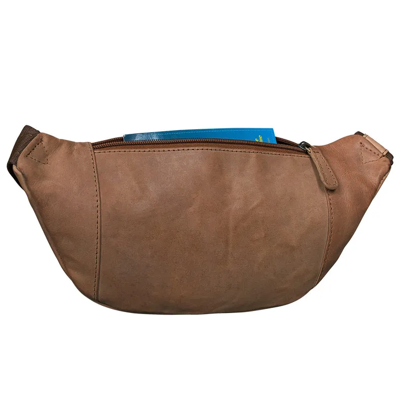 "Marian" Gürteltasche Leder Vintage