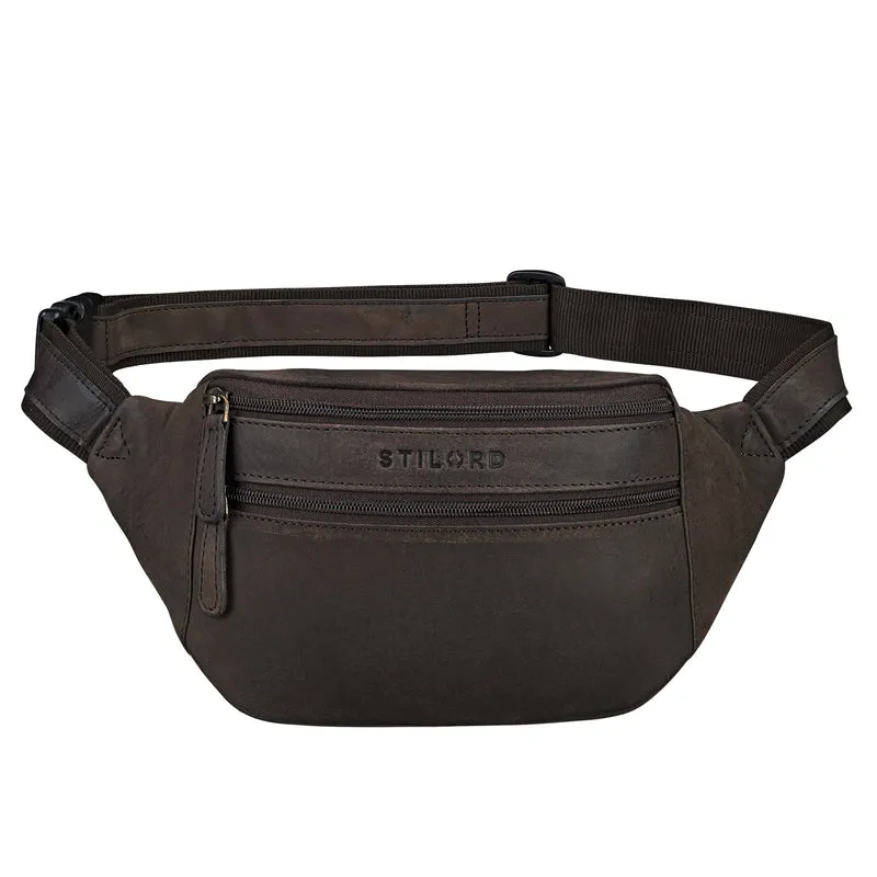 "Marian" Gürteltasche Leder Vintage