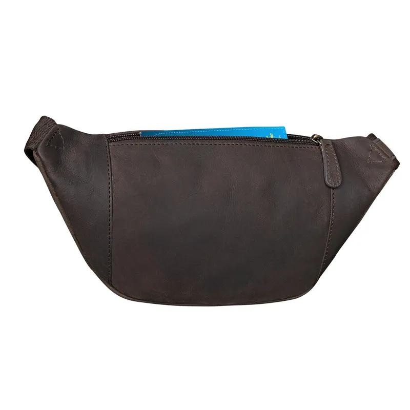 "Marian" Gürteltasche Leder Vintage