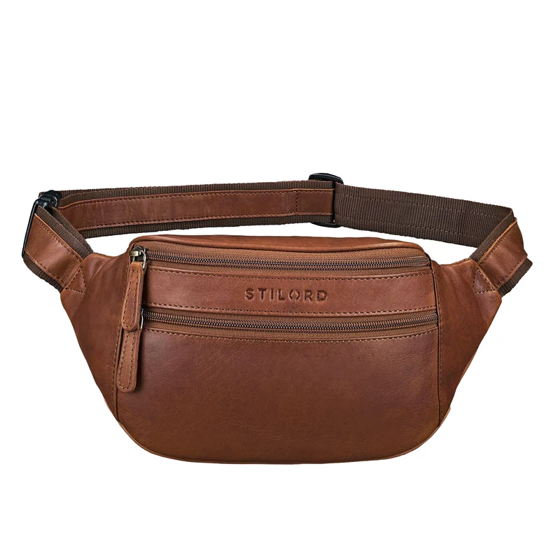 "Marian" Gürteltasche Leder Vintage