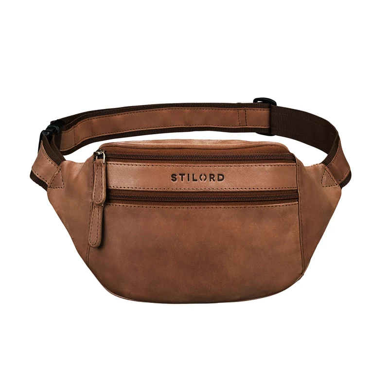 "Marian" Gürteltasche Leder Vintage