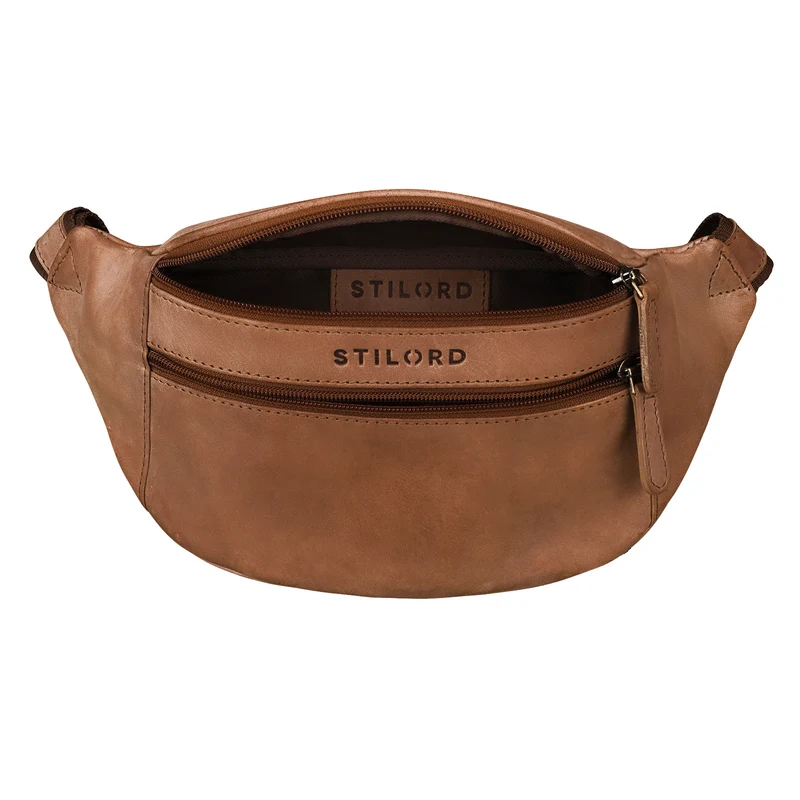 "Marian" Gürteltasche Leder Vintage