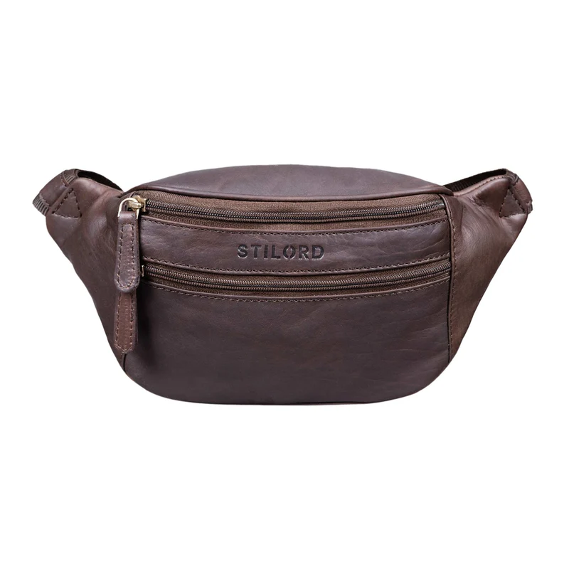 "Marian" Gürteltasche Leder Vintage