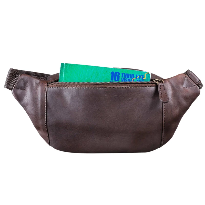 "Marian" Gürteltasche Leder Vintage