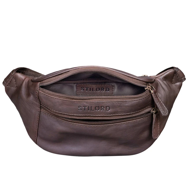 "Marian" Gürteltasche Leder Vintage