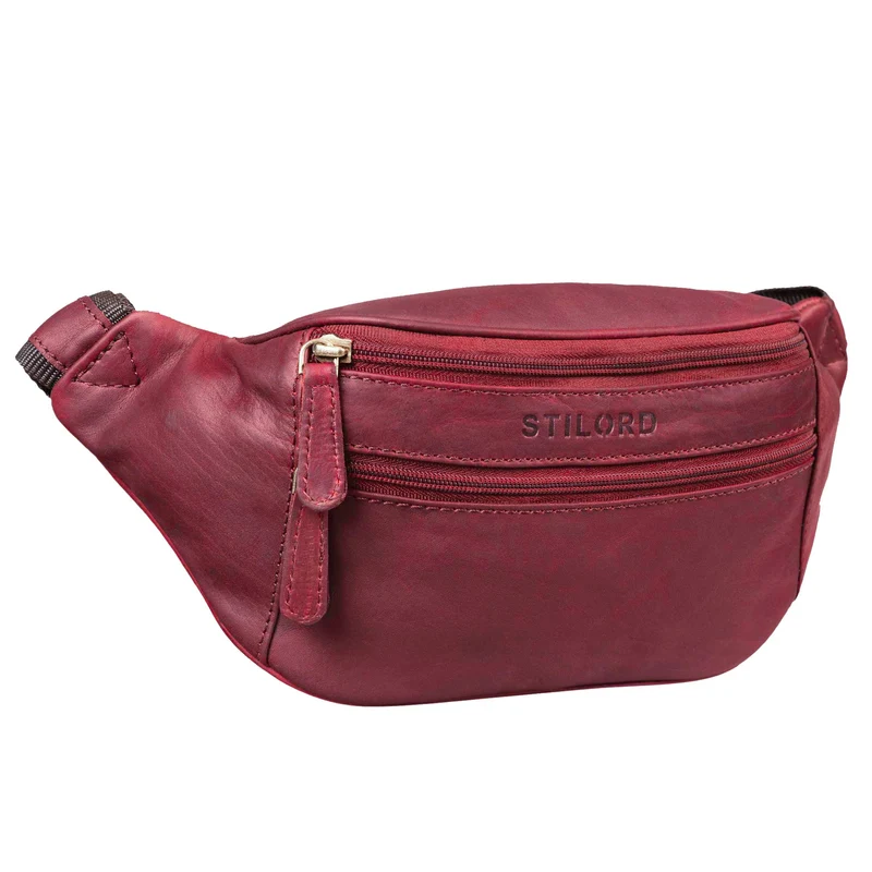 "Marian" Gürteltasche Leder Vintage
