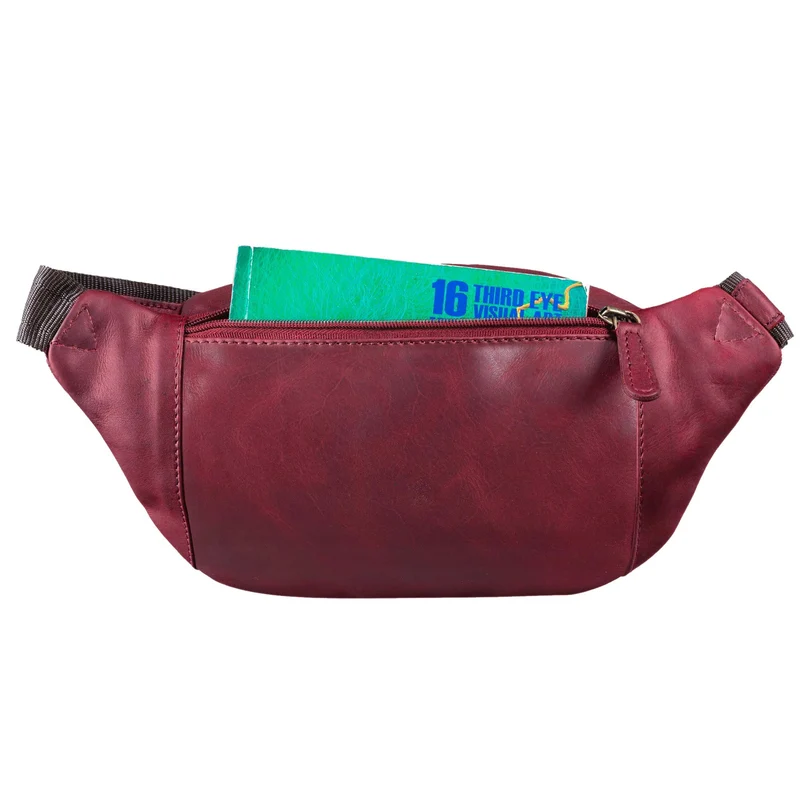 "Marian" Gürteltasche Leder Vintage
