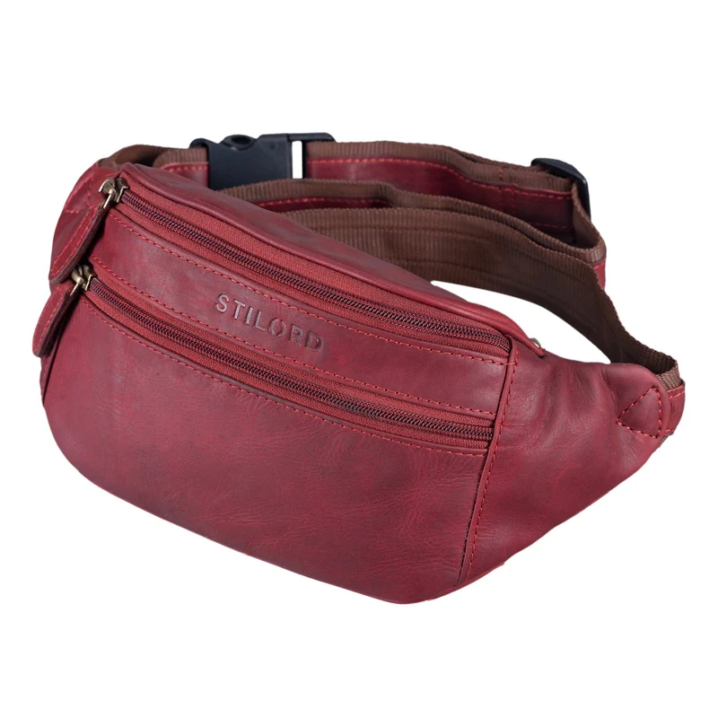 "Marian" Gürteltasche Leder Vintage