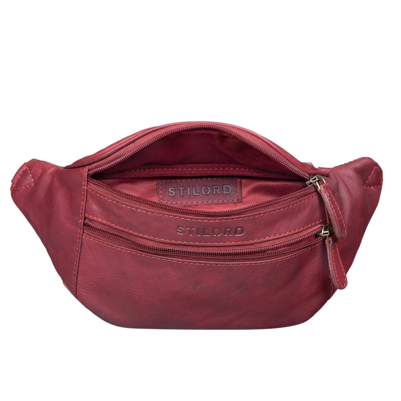 "Marian" Gürteltasche Leder Vintage