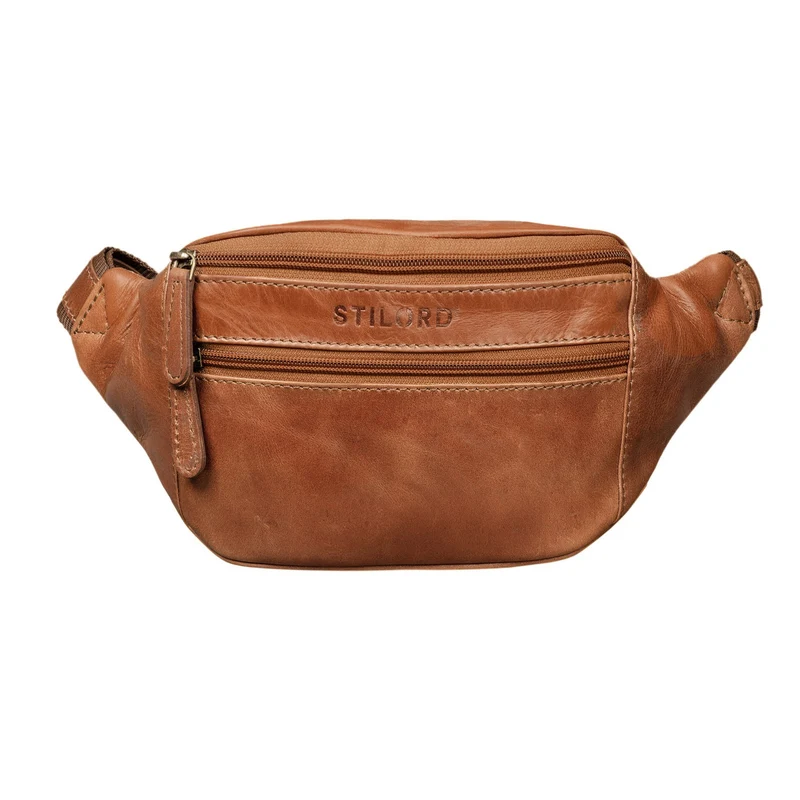 "Marian" Gürteltasche Leder Vintage