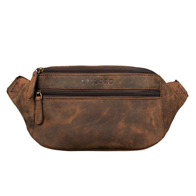 "Marian" Gürteltasche Leder Vintage