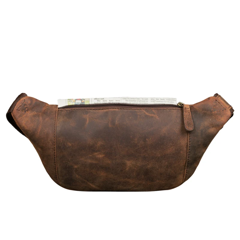 "Marian" Gürteltasche Leder Vintage