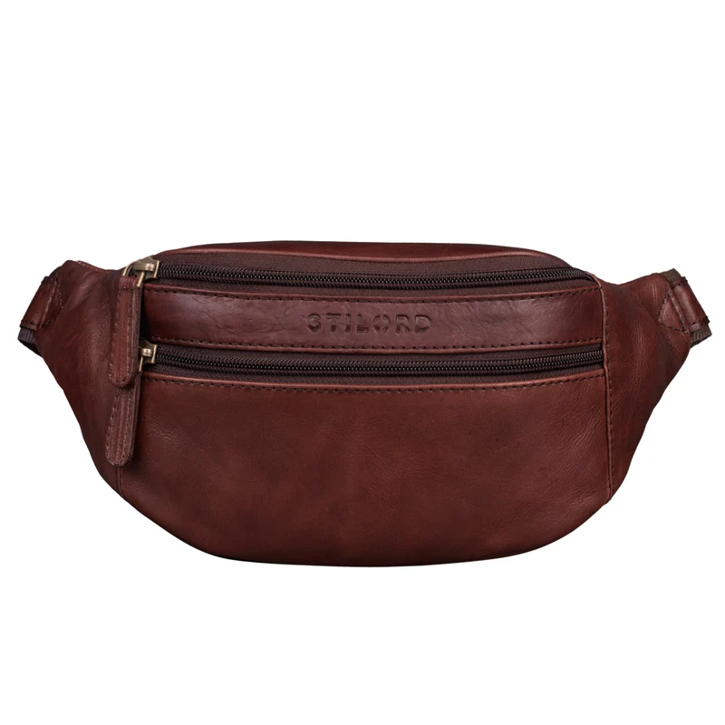 "Marian" Gürteltasche Leder Vintage