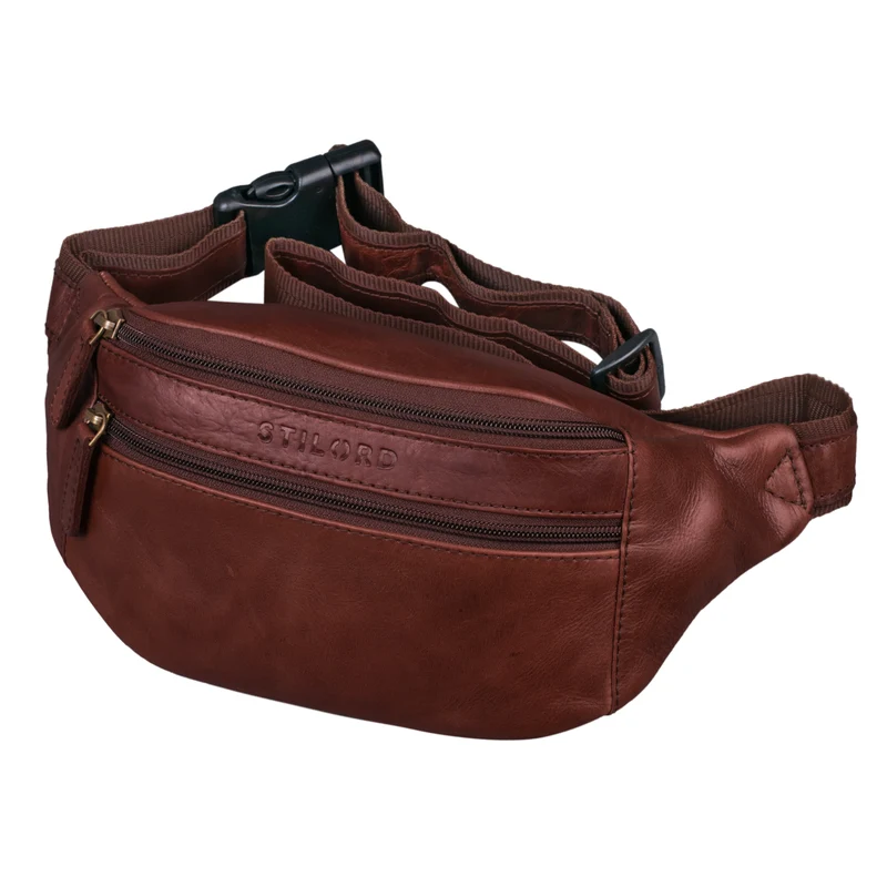 "Marian" Gürteltasche Leder Vintage
