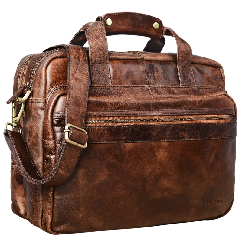 "Adventure" Lehrertasche Leder groß