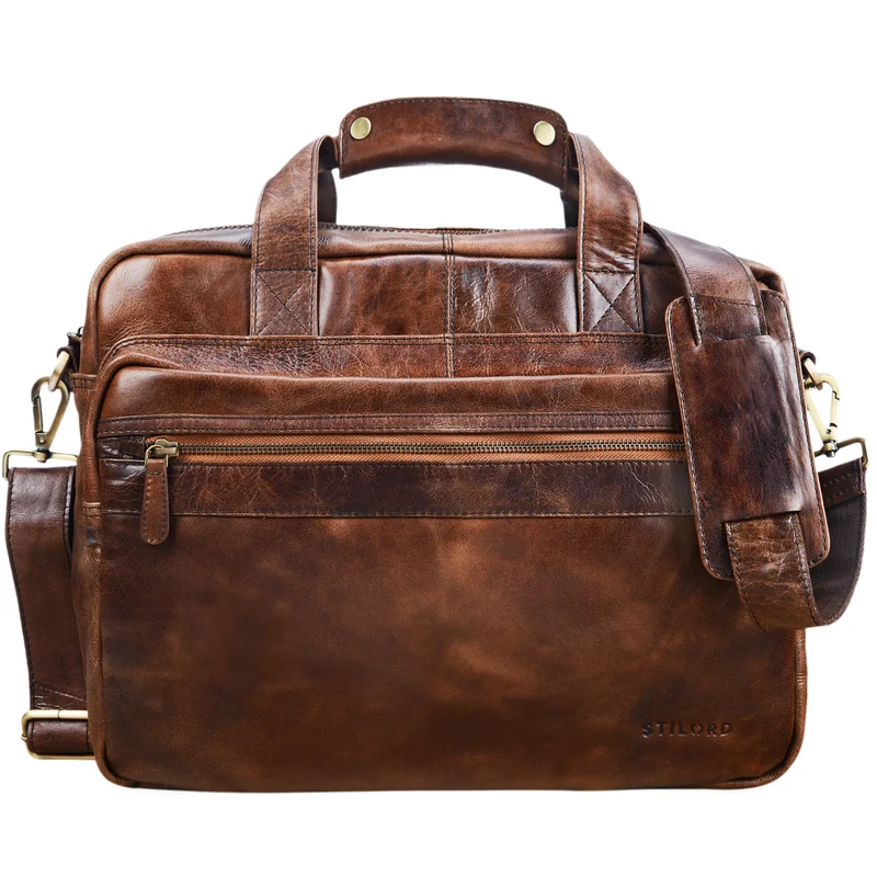 "Adventure" Lehrertasche Leder groß