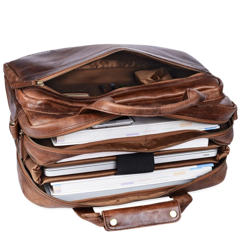 "Adventure" Lehrertasche Leder groß