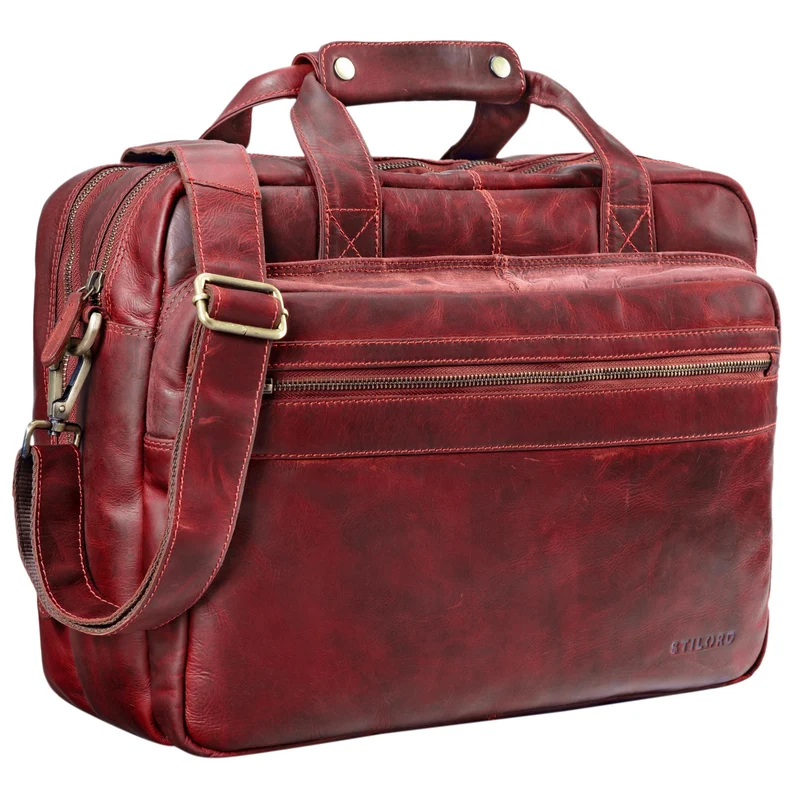 "Adventure" Lehrertasche Leder groß