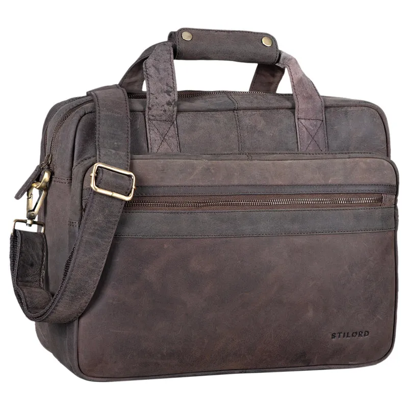 "Adventure" Lehrertasche Leder groß