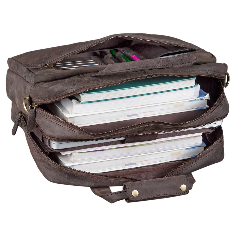"Adventure" Lehrertasche Leder groß