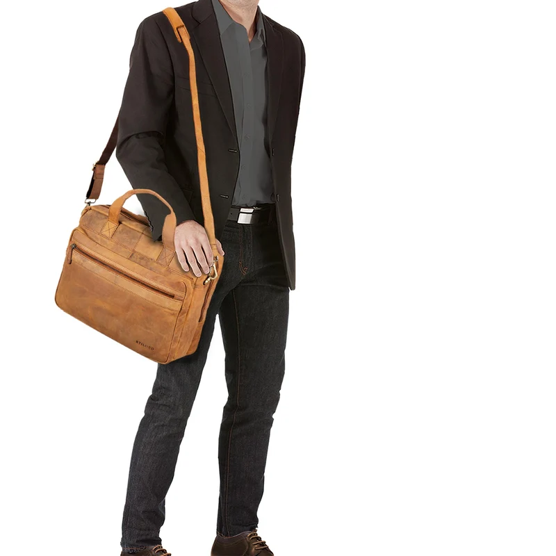 "Adventure" Lehrertasche Leder groß